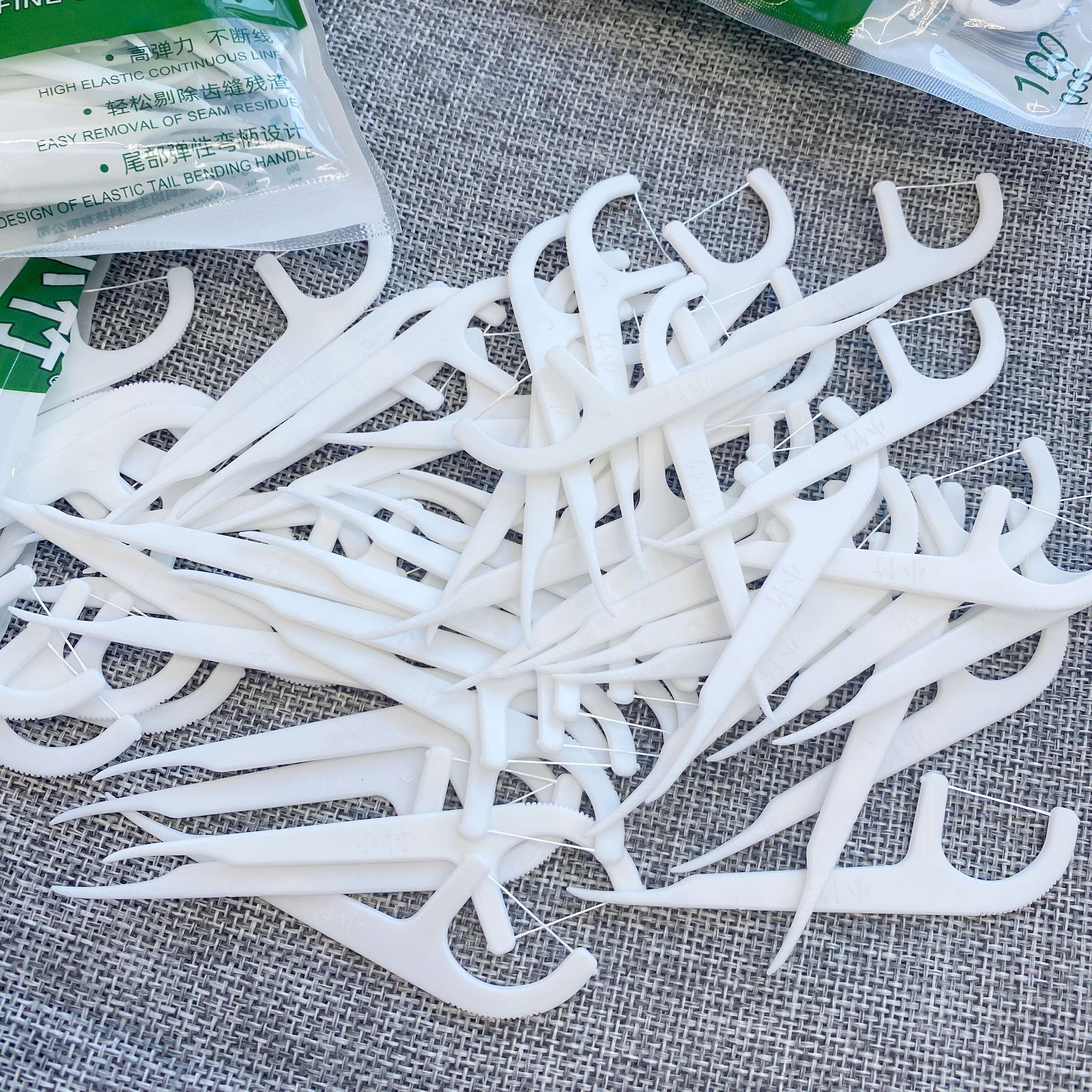 袋鼠妈妈同厂小竹牙线300支 - 大淘客联盟