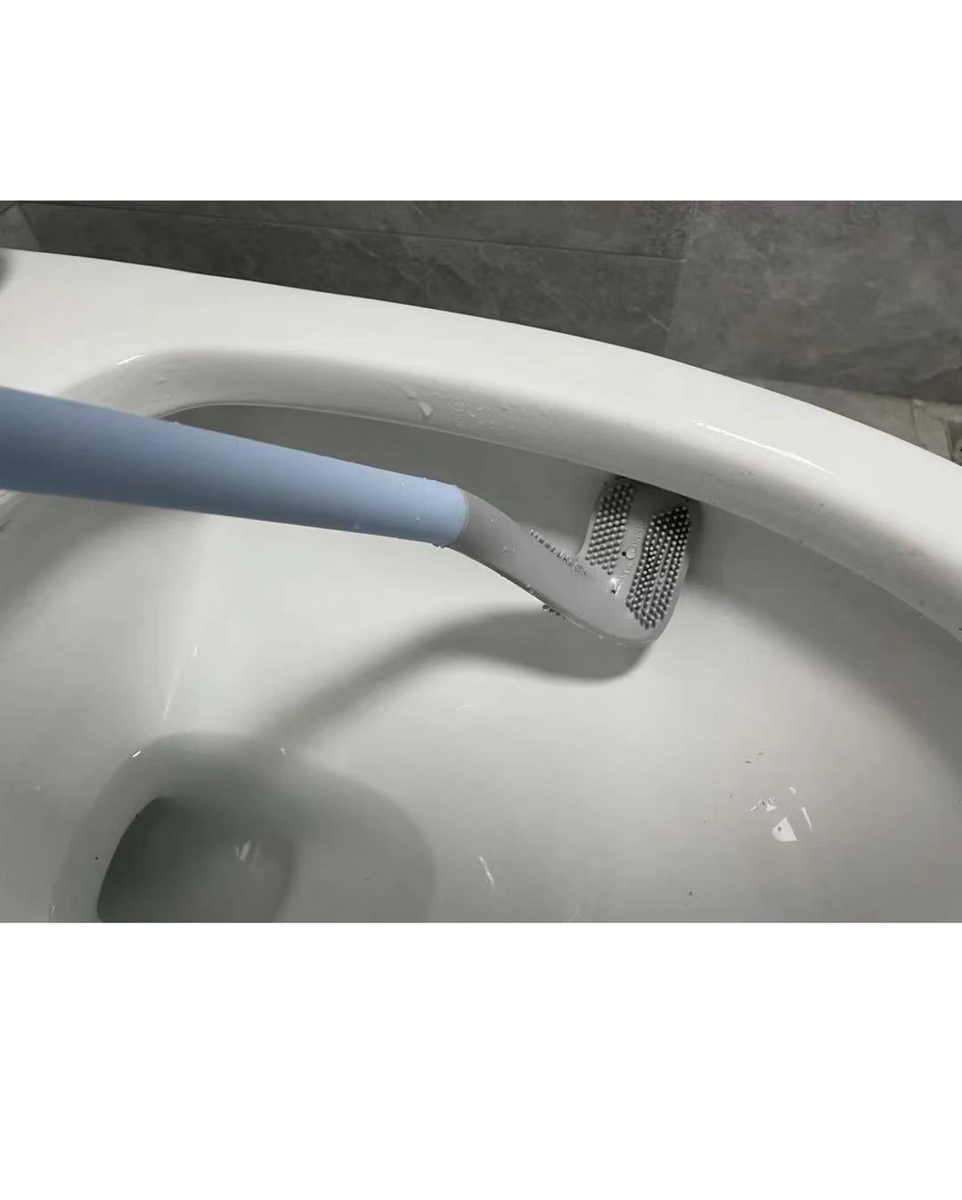 高尔夫硅胶马桶刷卫生间清洁刷