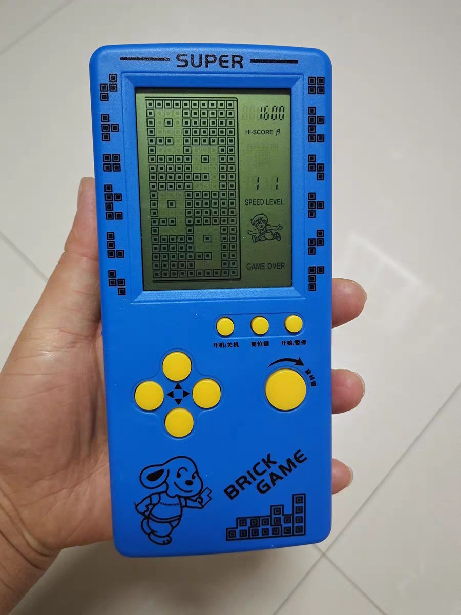 新款大屏俄罗斯方块益智游戏机