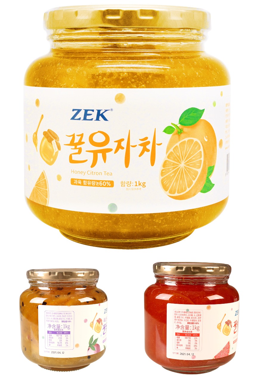 ZEK蜂蜜柚子茶冲饮果酱 鸡蛋果TOP