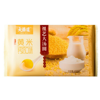 大桥道 祖艺大黄米汤圆钙奶口味450g 15只