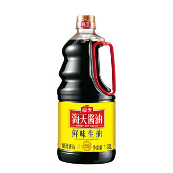 【自营】海天 鲜味生抽1.28L/瓶