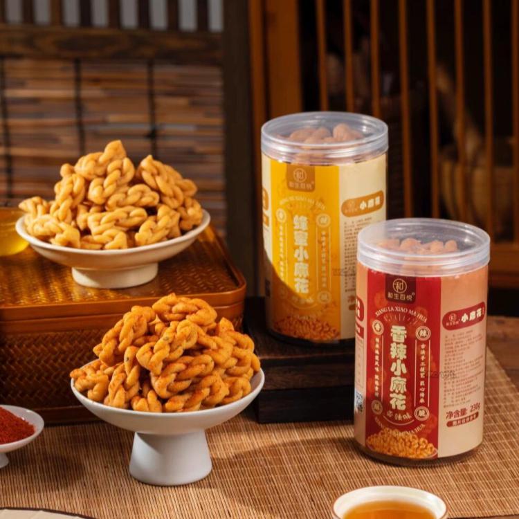 【拍一发二】手工现炸香酥小麻花230g*2瓶