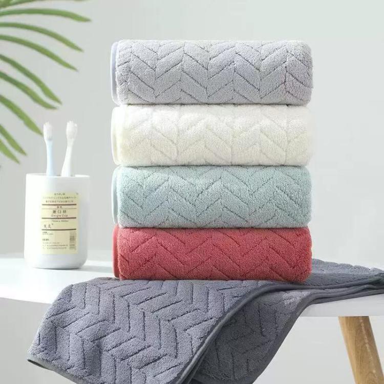 【白玉狗】7A抗菌麦穗密封柔软毛巾3条