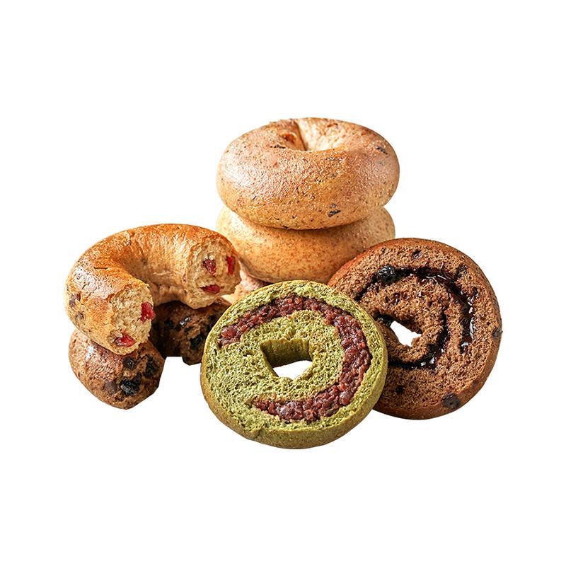 整箱9大袋任选！田园.主义全麦面包贝果欧包