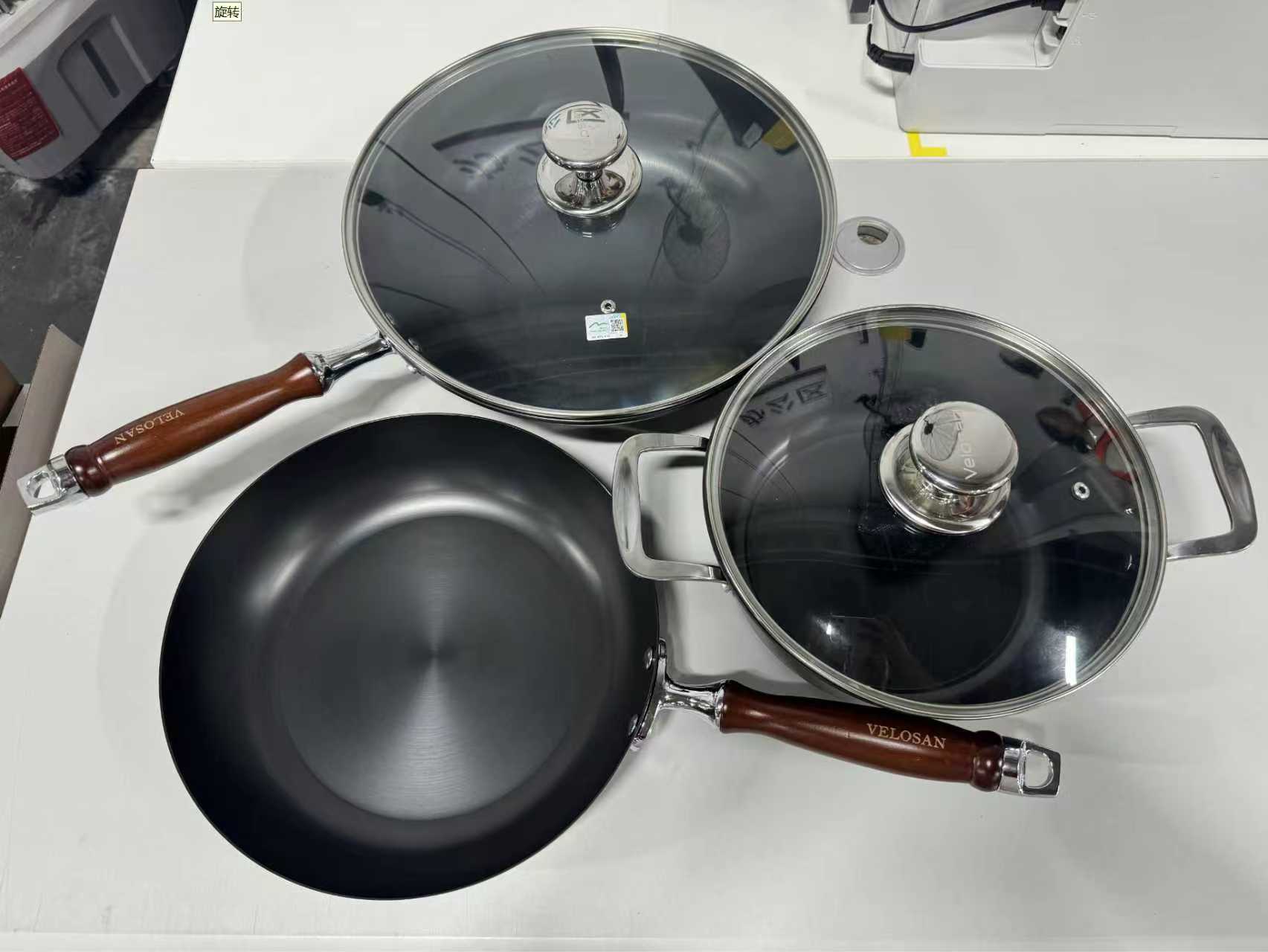 温仑山榉木锅具三件套！