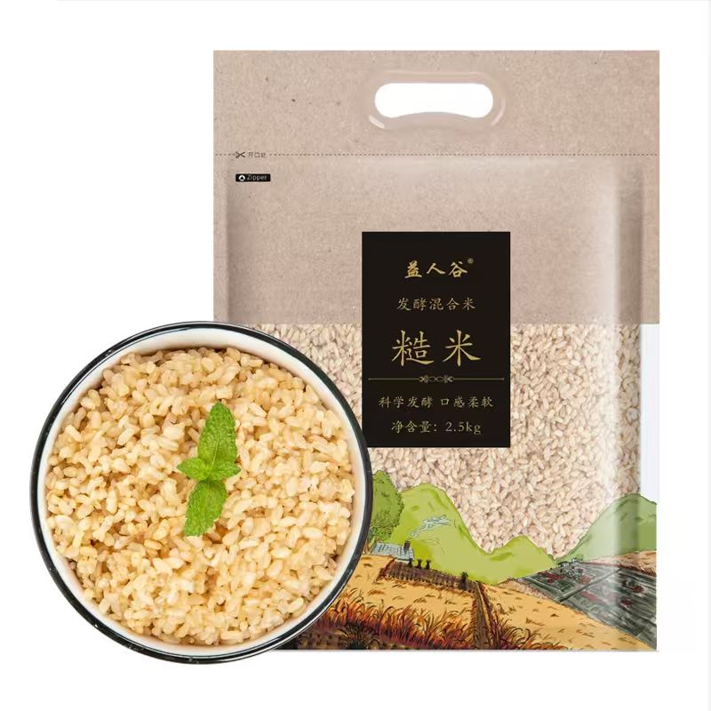 益人谷！益生菌发酵糙米2.5kg