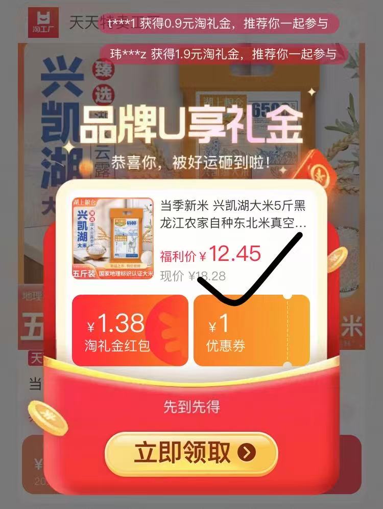 兴凯湖黑龙江长粒香米5斤