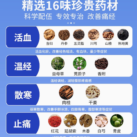 妇炎洁痛经片活血散寒0.6g*36片