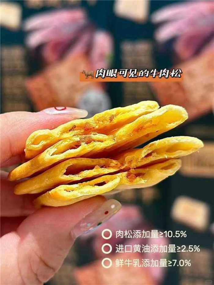 【猫村长】牛肉馅饼干一箱*32包