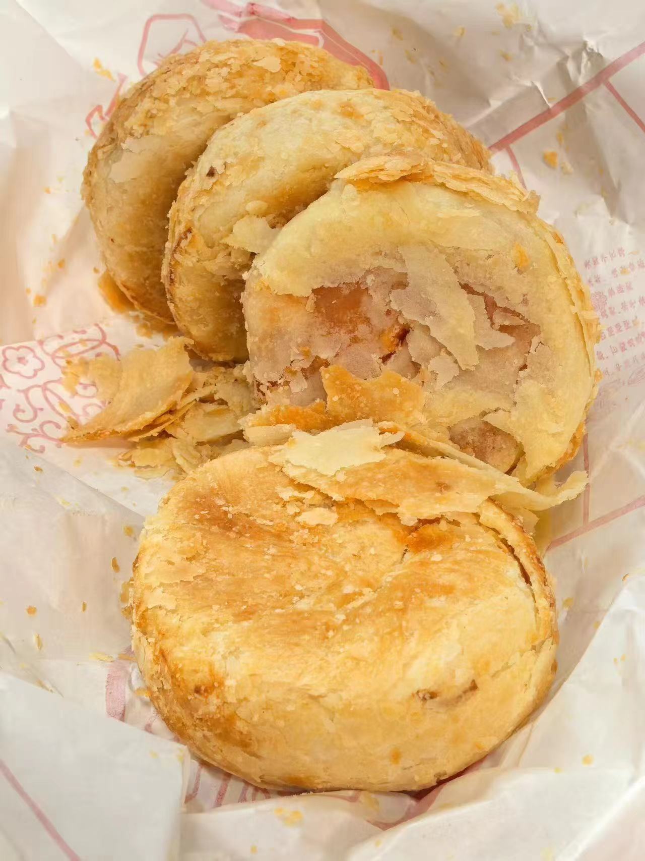 这月饼超好吃!八道水黄庄月饼5枚!330g