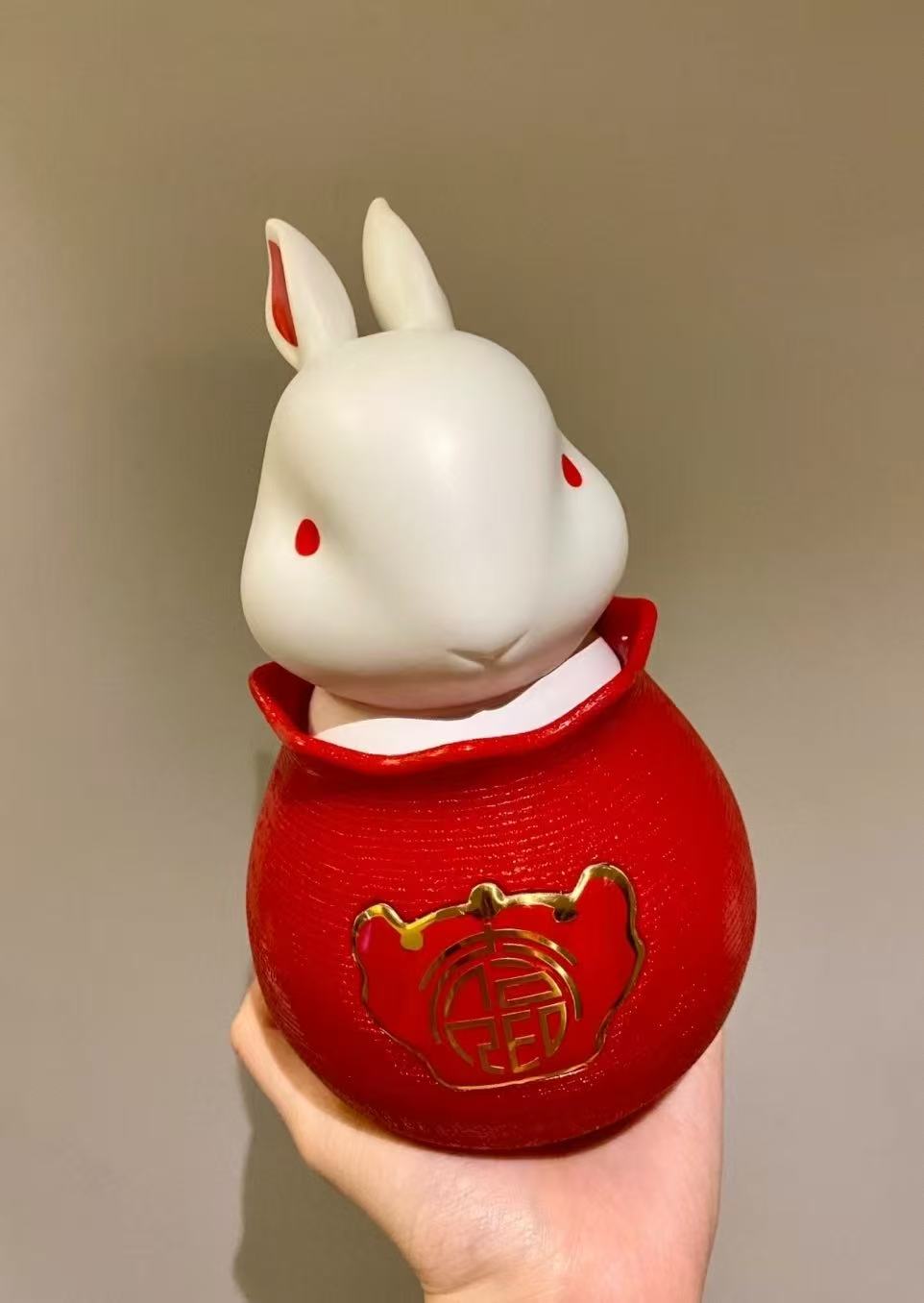 共禾京品钱兔无量保温杯316不锈钢