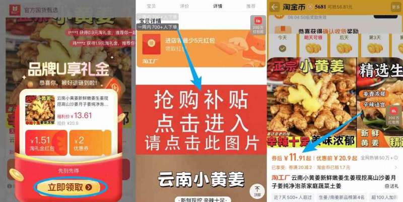 【5斤】正宗云南小黄姜生姜