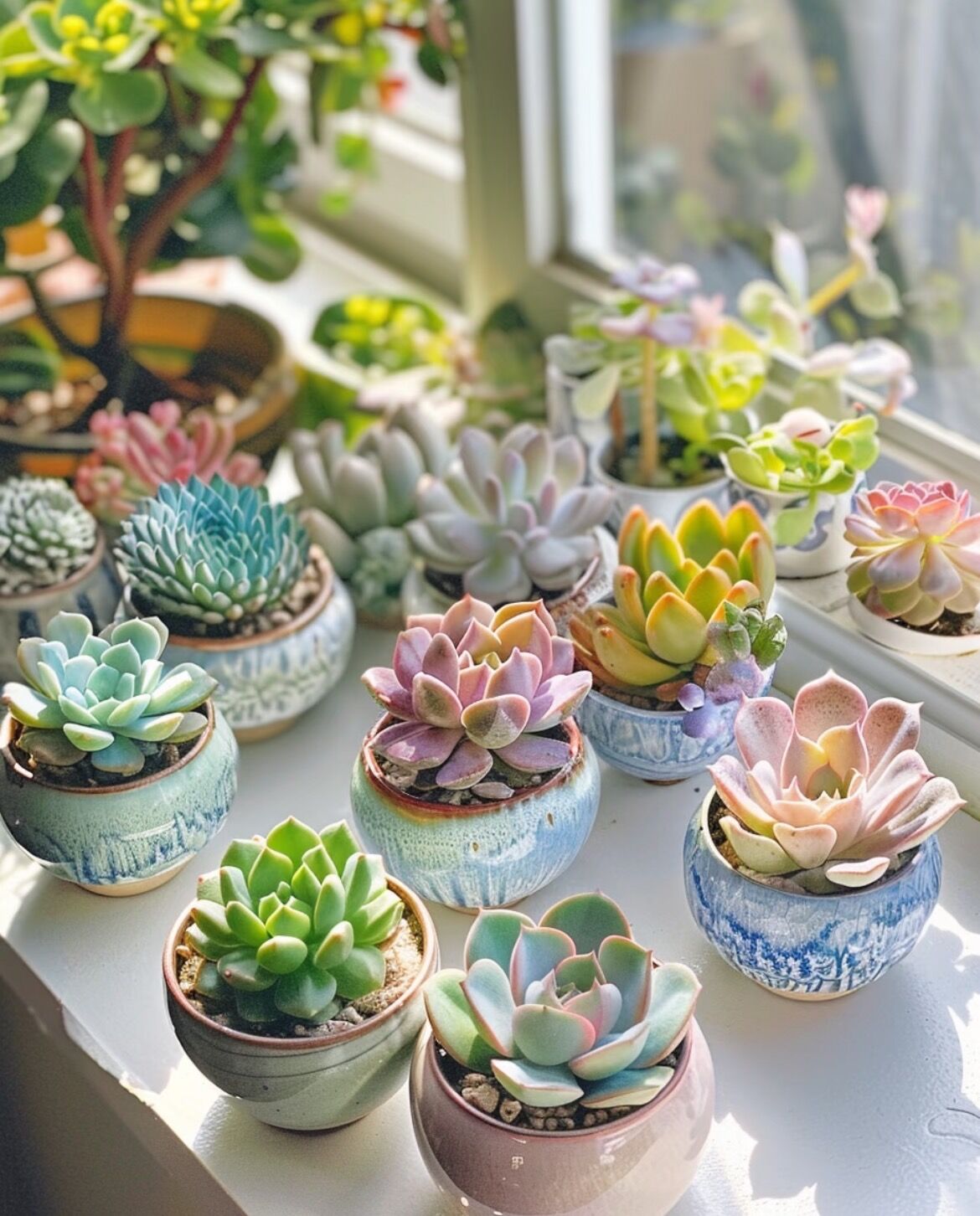 桌面多肉植物组合12颗