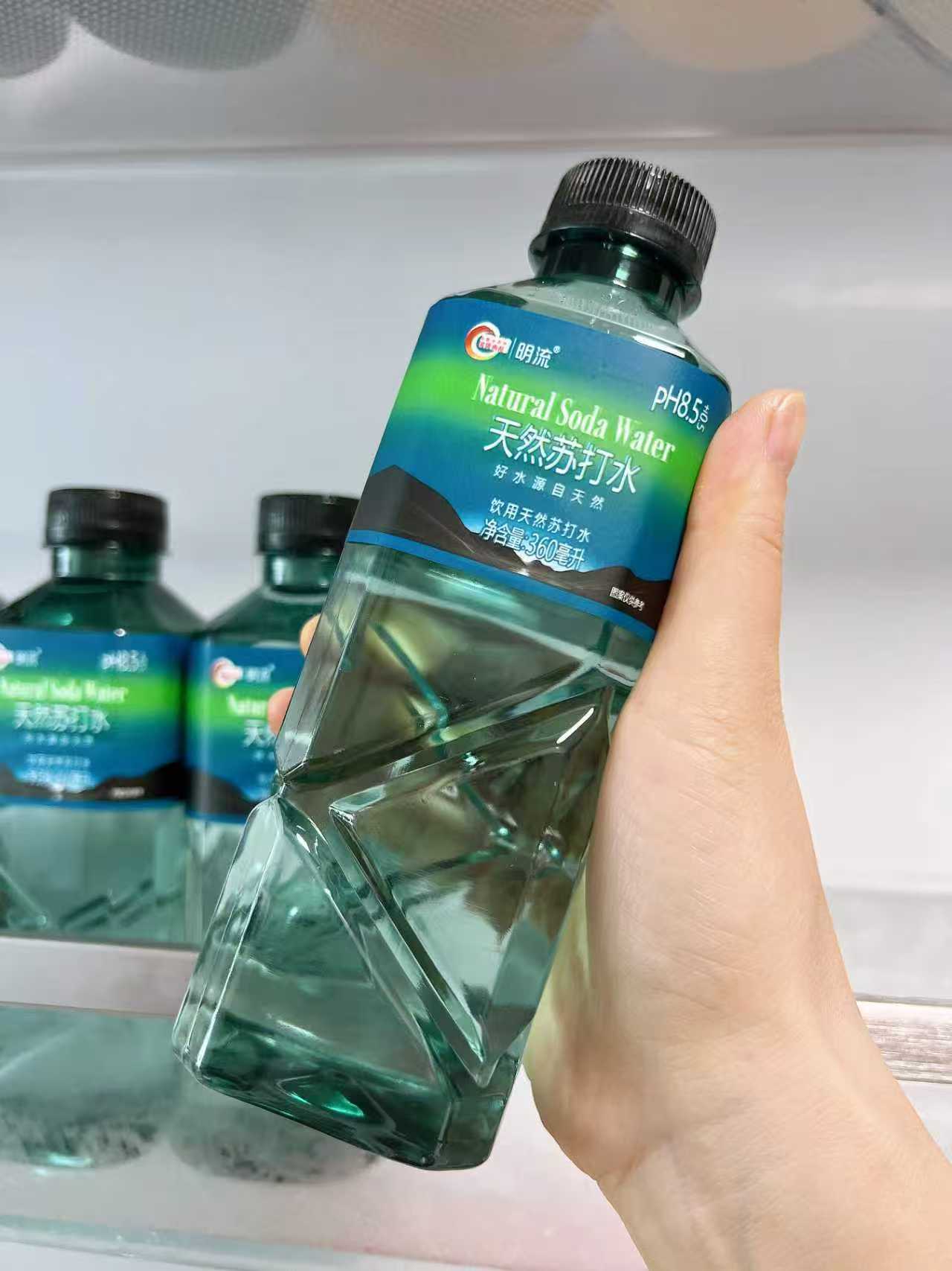 明流！0添加天然苏打水360ml×12瓶