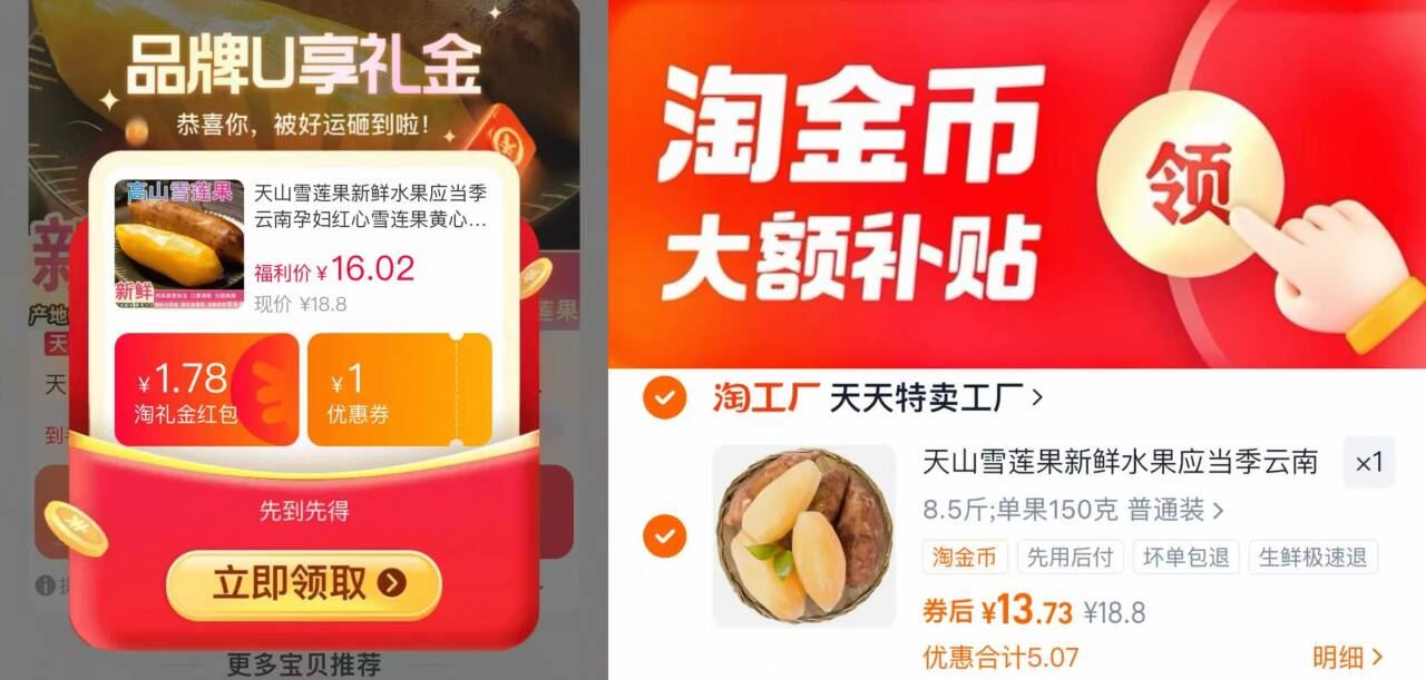 【8.5斤】特级云南天山雪莲果