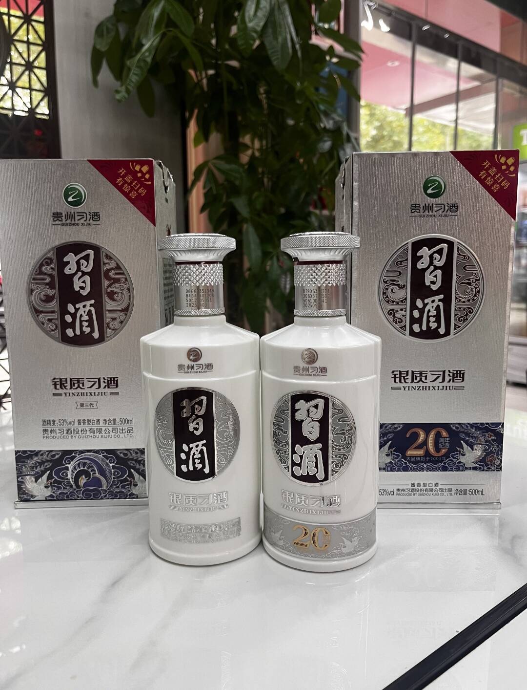 习酒银质20周年版500mL*6+知交小酒100mL*5