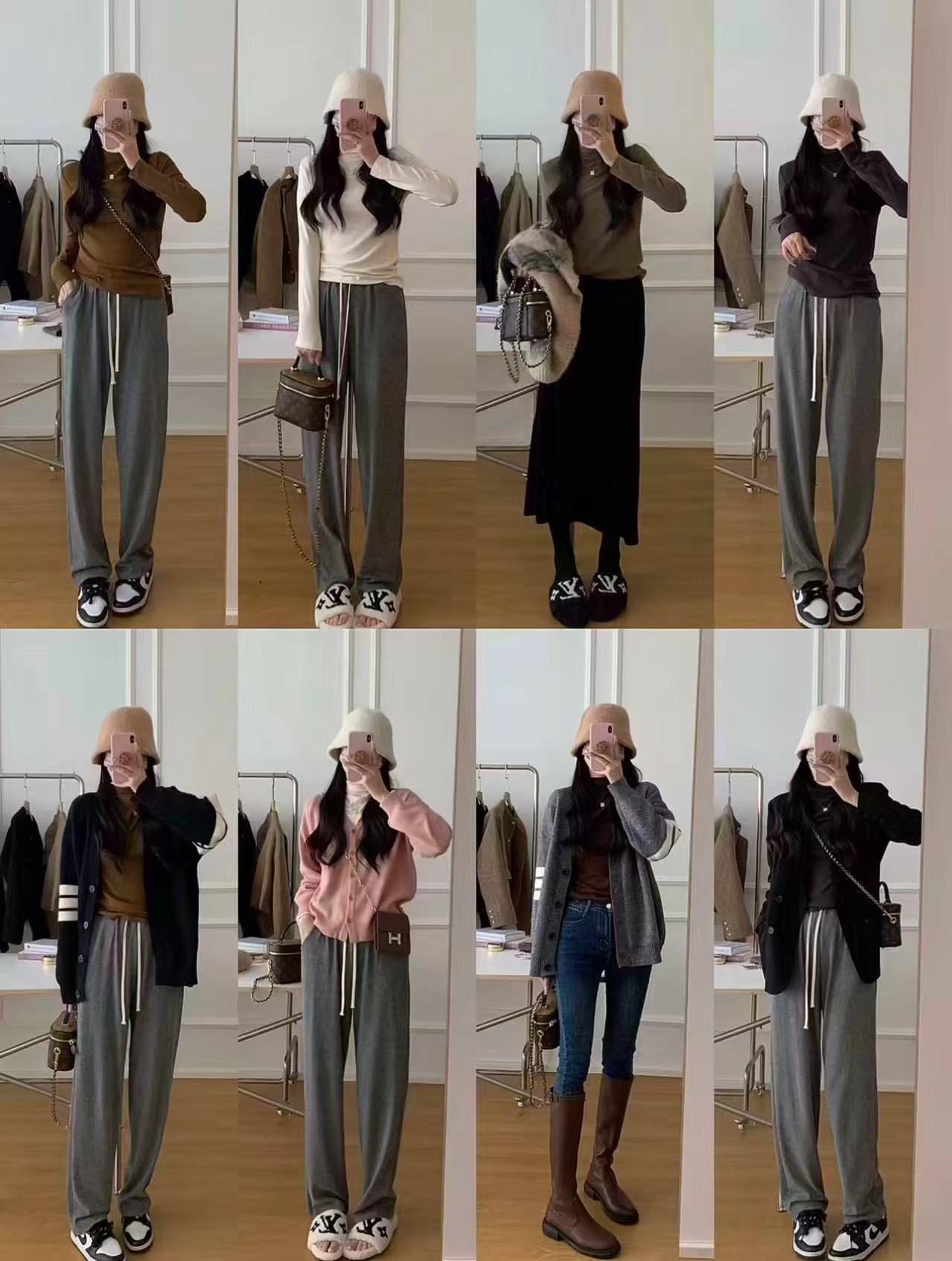 【鄂尓多斯】女士毛衣半高领针织打底衫