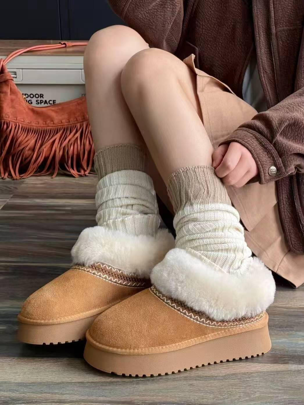 热风加绒保暖加厚雪地靴合集