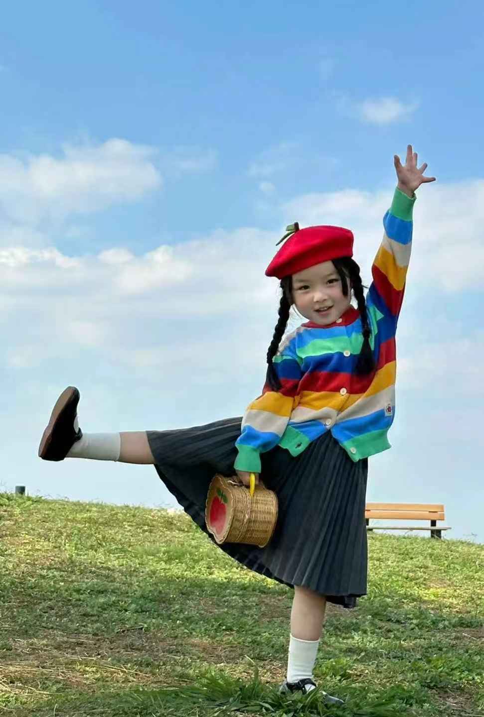 下拉！禧天龙官旗家用节节凳