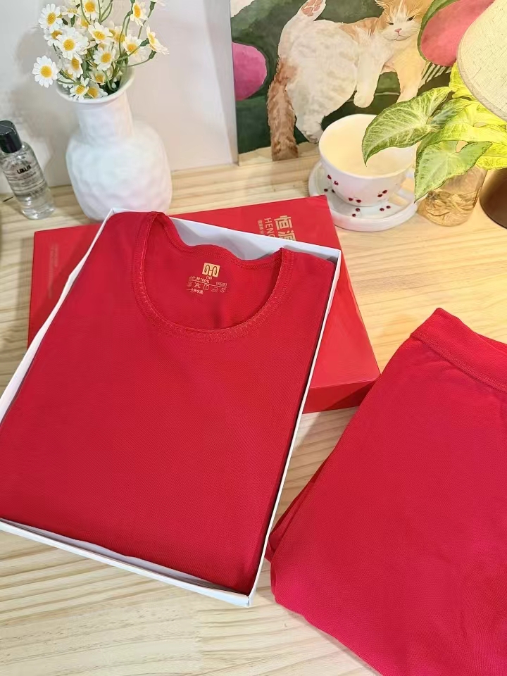 【恒源祥】百分百棉本命年男女保暖套装