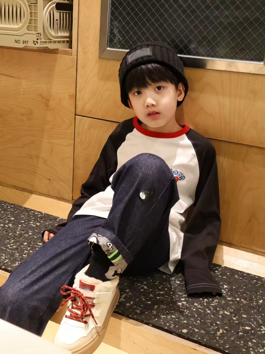 任选2件！马克华菲男童春季长袖T恤