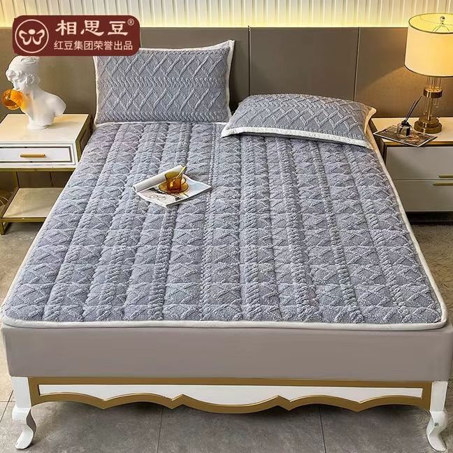 红豆集团！相思豆塔芙绒加厚床垫