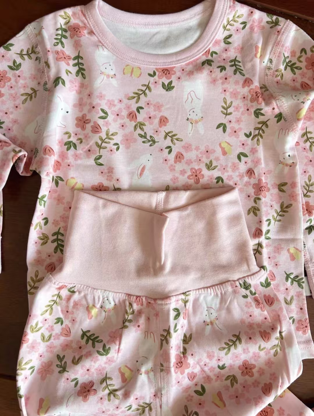 2件套装！A类小猪大卫婴儿纯棉保暖内衣