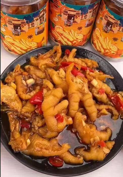 【精武】柠檬酸辣无骨鸡爪1000g发顺丰