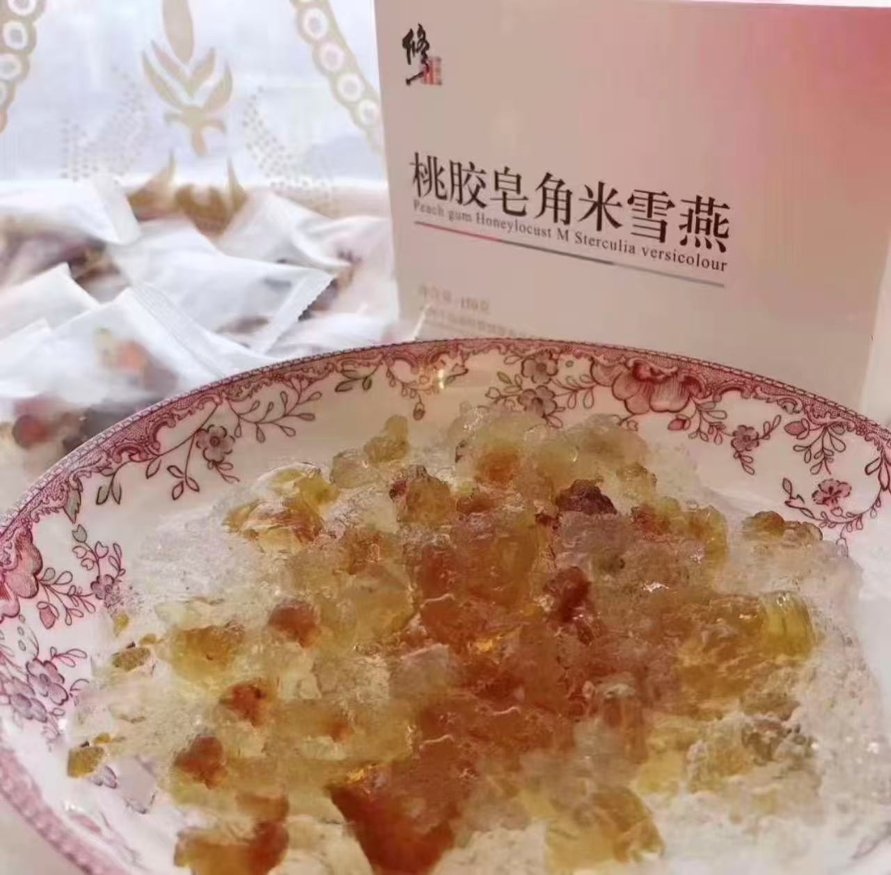 百年修正！桃胶皂角米雪燕组合15gx10