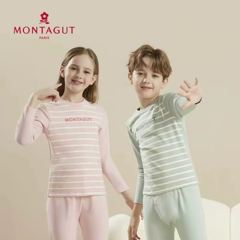 【法国梦特娇】A类儿童秋衣秋裤套装