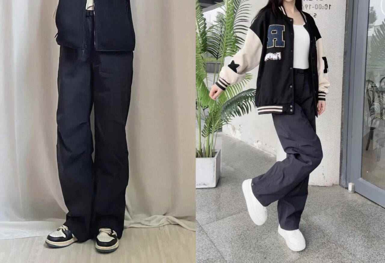 迪丽热巴同款骆驼户外冲锋裤加绒登山裤