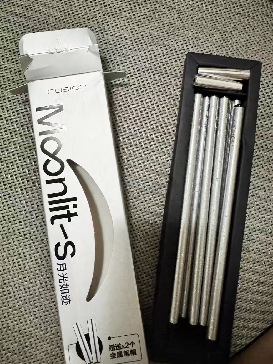 纽赛小学生专用2B/HB铅笔含笔帽10支一盒