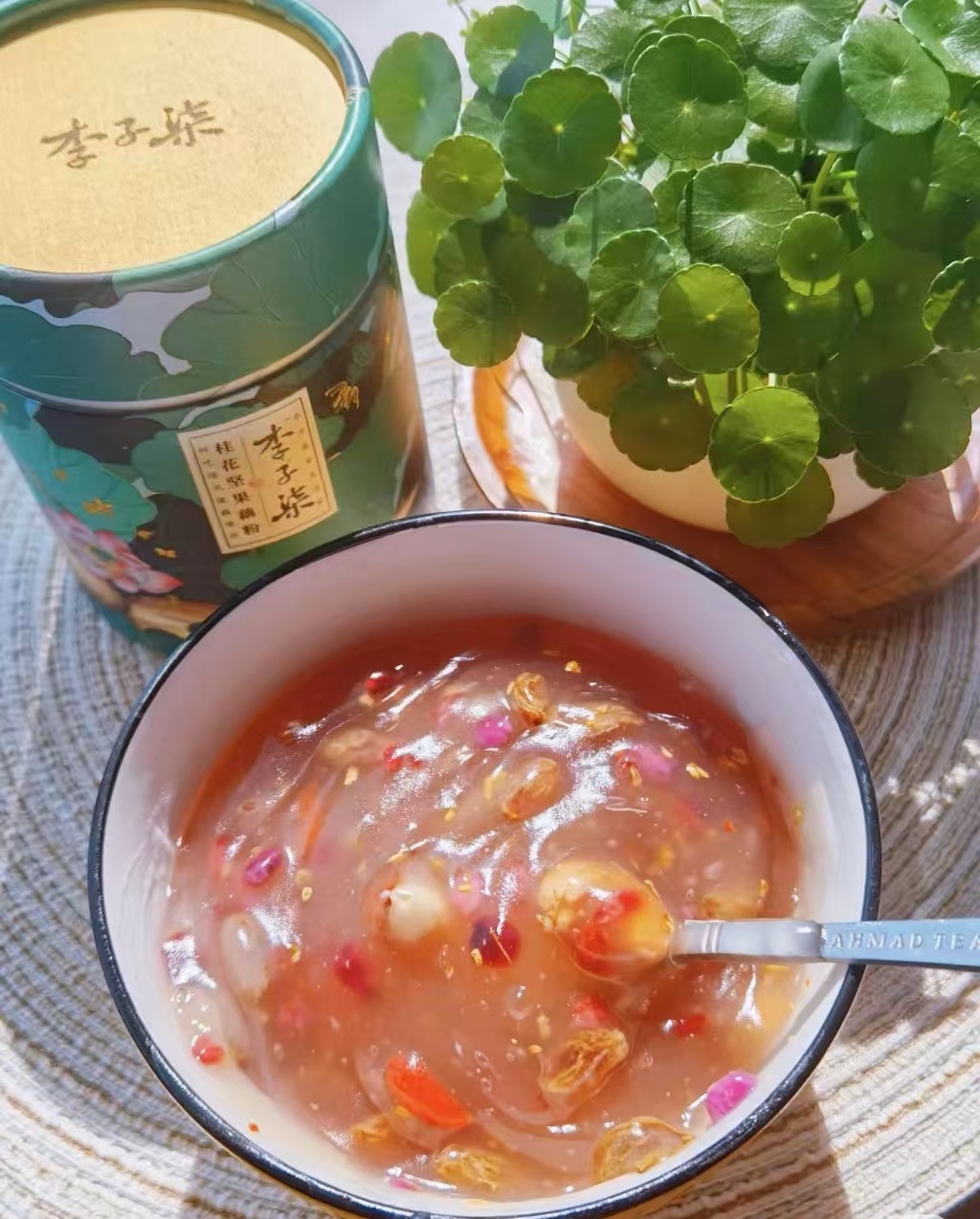 李子柒桂花坚果藕粉258g