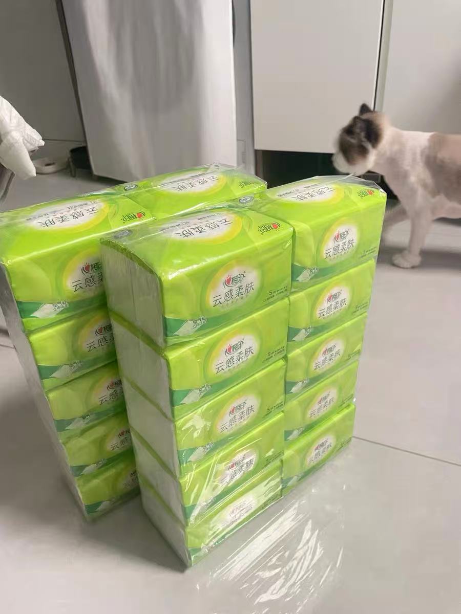 【叠金刚券22.39】云感抽纸100抽20包