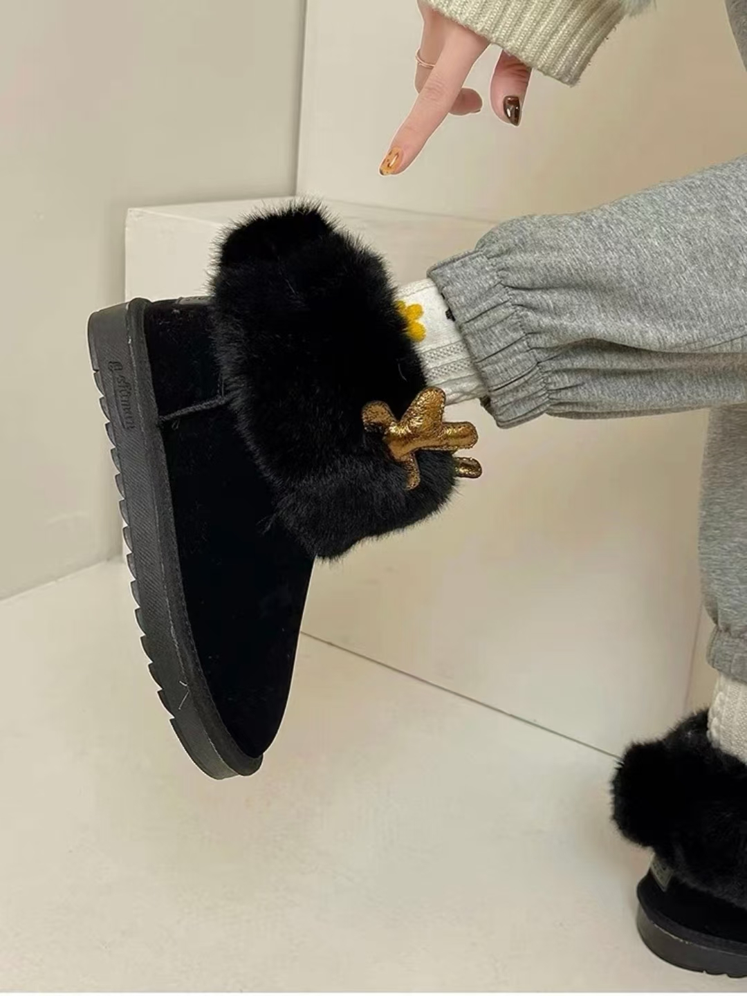 【秋冬新款】达芙妮马丁靴短靴