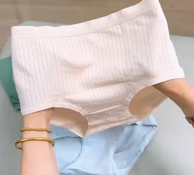 安比斯！女士纯棉中/高腰收腹内裤3条