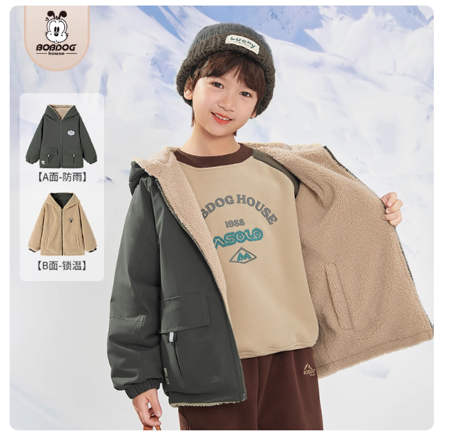 人本加绒加厚雪地靴棉鞋女