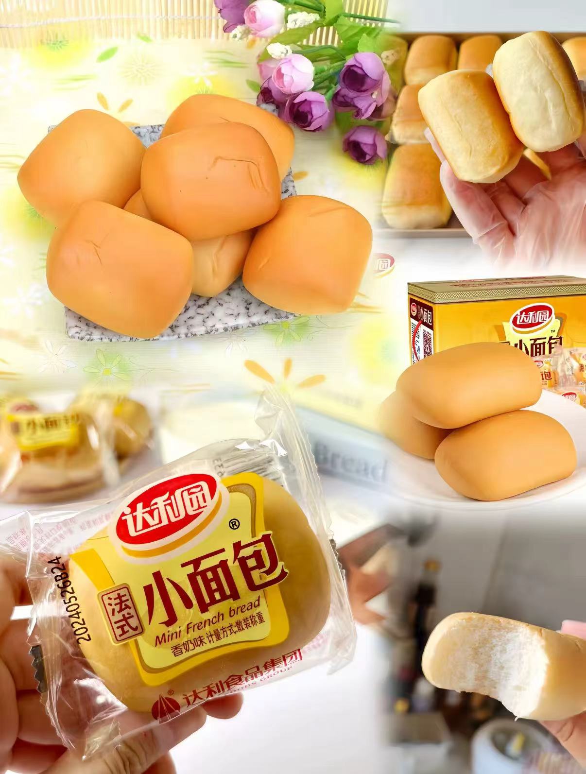 达利园法式小面包400g*3袋