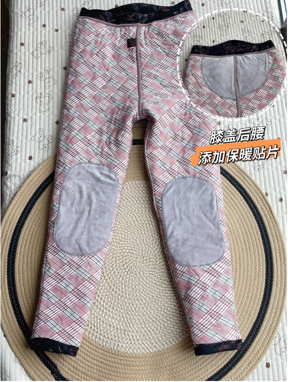 【久牧人】加绒加厚女士驼绒裤