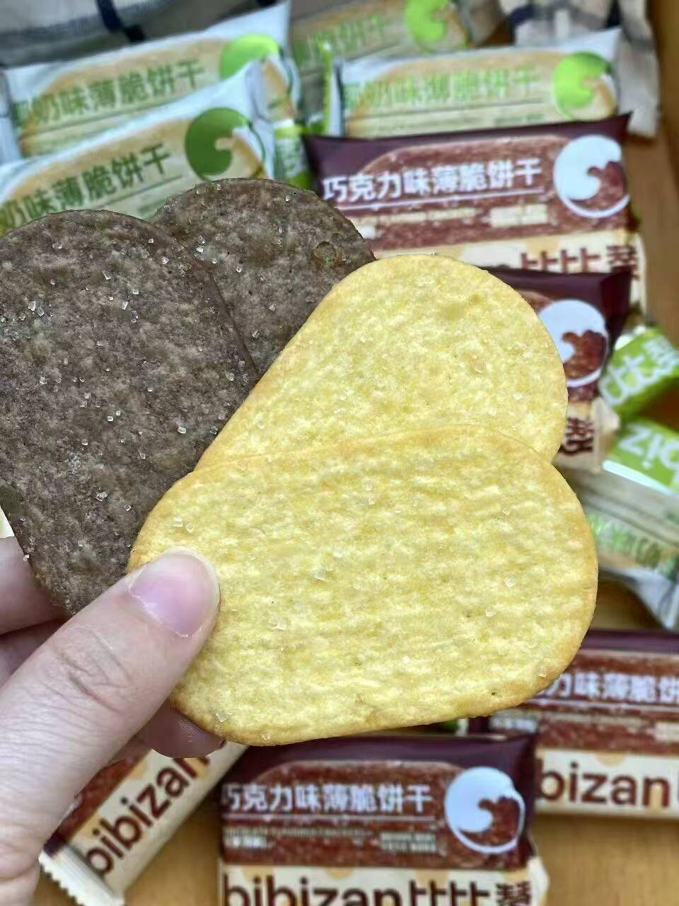 百补！比比赞.椰奶薄脆饼干300g