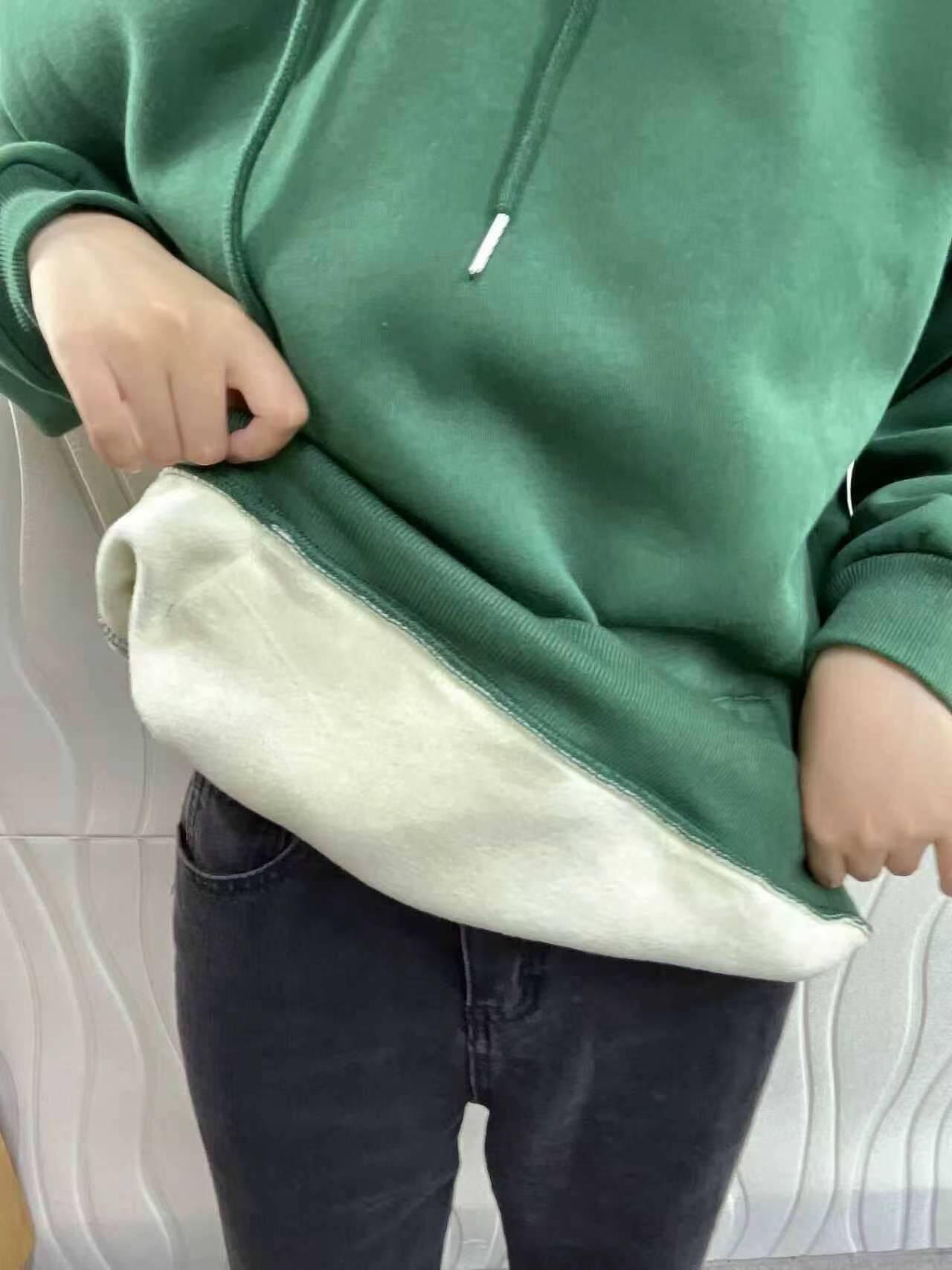 都市丽人加绒加厚卫衣