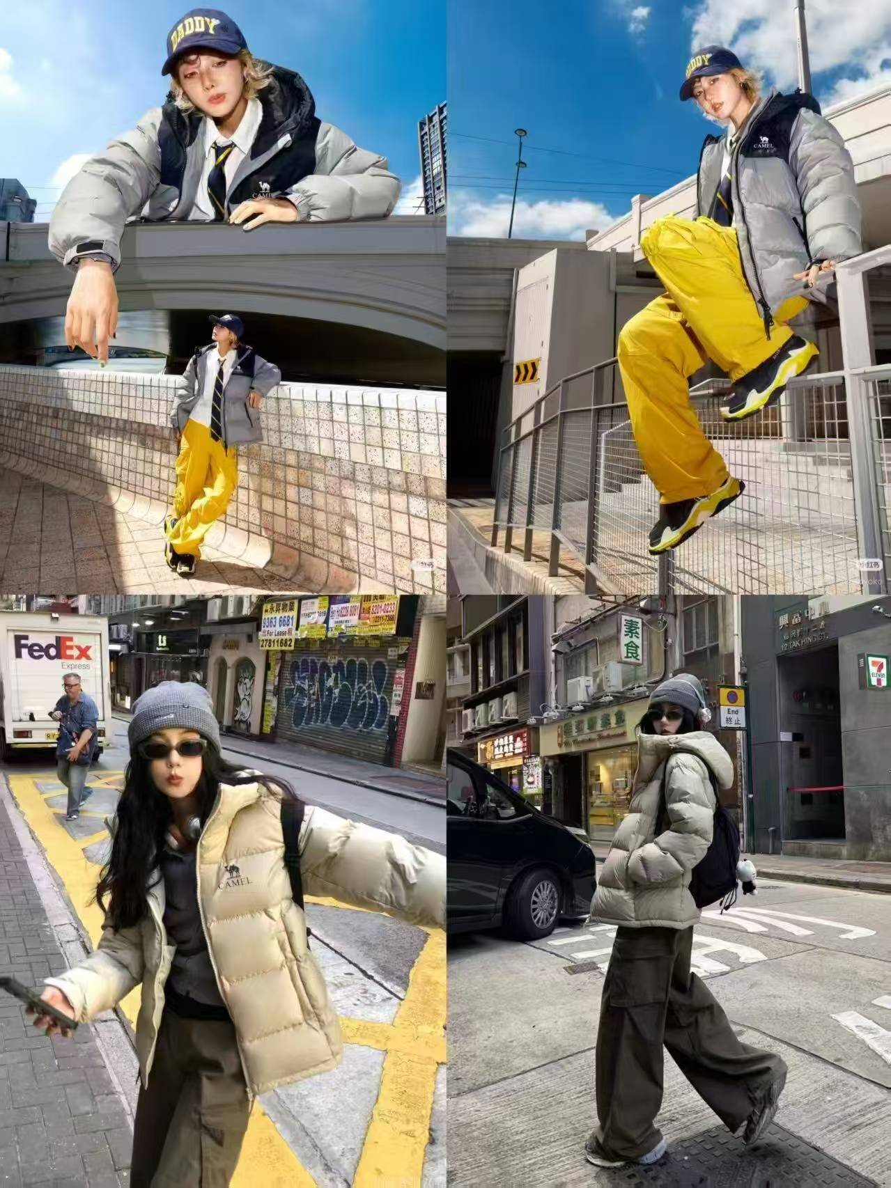 骆驼黑钻5PLUS加厚羽绒服