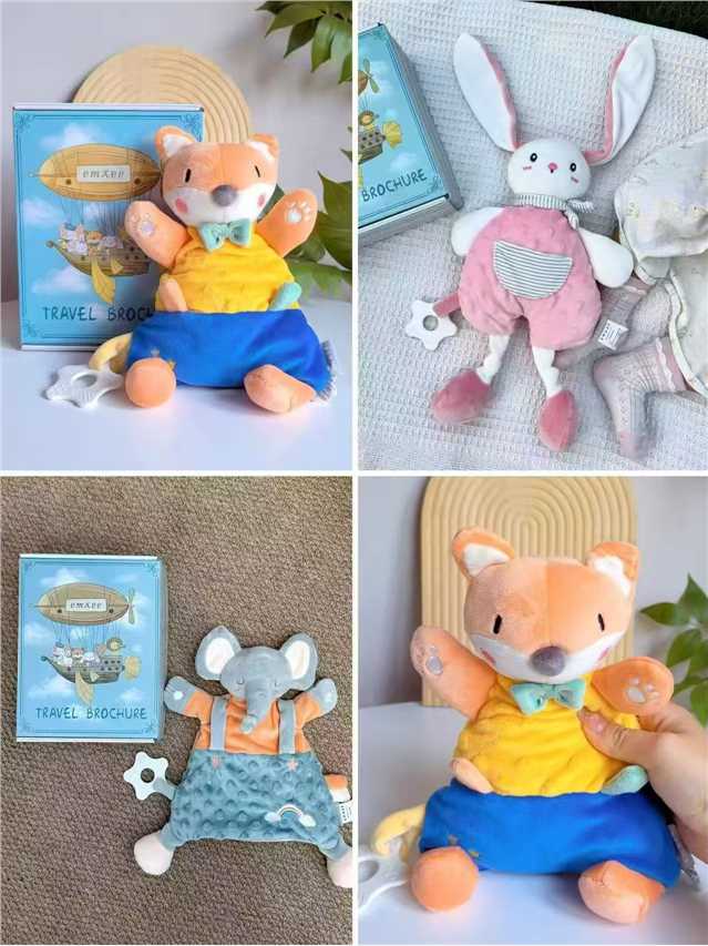 嫚熙婴儿安抚玩偶安抚巾